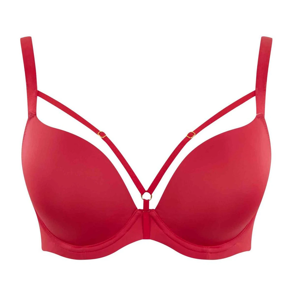 Soutien-gorge Plongeant Armatures - Rouge 4 Soutien-gorge Plongeant Armatures - Rouge – Image 2