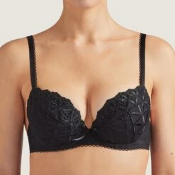 Aubade Soutien-gorge Plongeant Push-up Armatures Noir