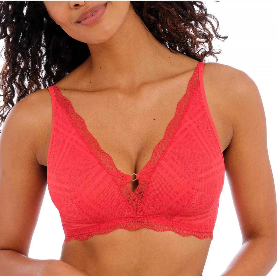 FREYA Soutien-gorge Plongeant Sans Armatures - Rouge 3 FREYA Soutien-gorge Plongeant Sans Armatures - Rouge