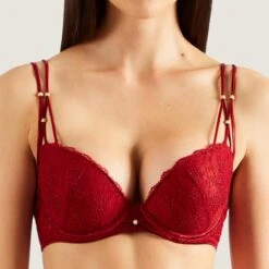 Aubade Soutien-gorge Push-up Armatures Rouge