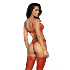 Soutien-gorge Push-up Armatures Rouge -Aubade Soldes soutien gorge push up armatures rouge 3200244 4 1200x1200