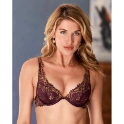 Soutien-gorge Push-up Armatures - Rouge