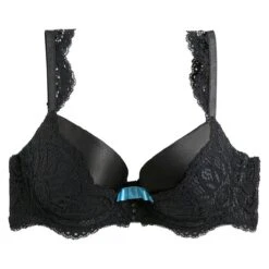 Soutien-gorge Push-up Coque Moulée POMM'POIRE - Noir -Aubade Soldes soutien gorge push up coque moulee rivale pommpoire noir 1275937 4 1200x1200