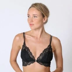 Soutien Gorge Push Up Dos Nageur Noir