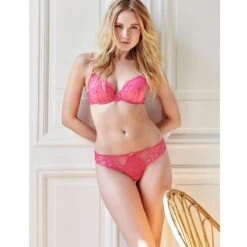Soutien-Gorge Push-Up Rose -Aubade Soldes soutien gorge push up iconic icone rose 51019 1200x1200