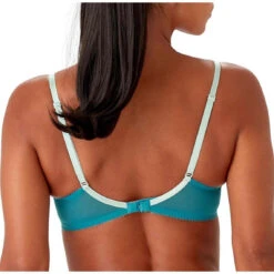 Gossard Soutien-gorge Push-up Plongeant Armatures - Bleu -Aubade Soldes soutien gorge push up plongeant armatures bleu 3405656 3 1140x1140