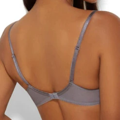 Gossard Soutien-gorge Push-up Plongeant Gris -Aubade Soldes soutien gorge push up plongeant gris 309357 2 1140x1140