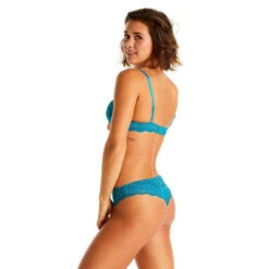 Soutien-gorge Push-up Turquoise Fossette