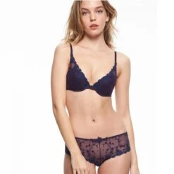 Passionata Soutien-gorge Push-up Violet -Aubade Soldes soutien gorge push up violet 269807 3 1200x1200