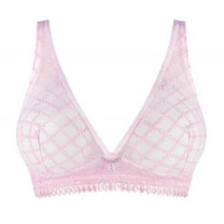 Soutien-gorge Plongeant Sans Armatures Dentelle - Rose 8 Soutien-gorge Plongeant Sans Armatures Dentelle - Rose -Aubade Soldes soutien gorge sans armatures rose 3398066 1140x1140