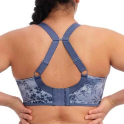 ELOMI Soutien-gorge Sportif Armatures - Bleu à Motifs Floraux -Aubade Soldes soutien gorge sportif armatures bleu 3360898 4 1140x1140