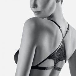 Aubade Soutien-gorge Triangle Sans Armatures En Satin - Noir -Aubade Soldes soutien gorge triangle sans armatures en satin noir 3207798 2 1200x1200